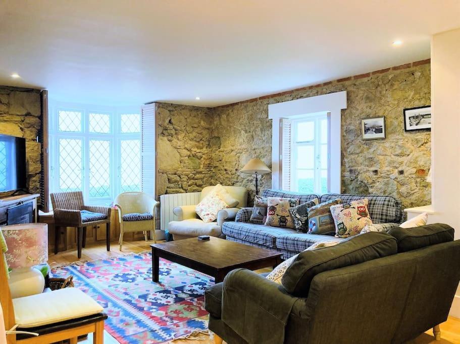 The Old Boat House, Seaview - Seafront Three Bedroom Cottage With Separate Two Bedroom Annexe المظهر الخارجي الصورة